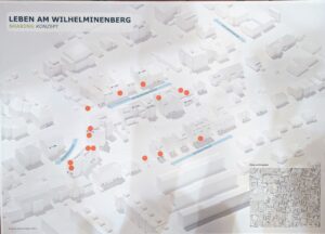 Plan der teilnehmenden Liegenschaften am Wilhelminenberg