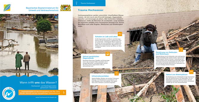 Broschüre zu Hochwasser Trauma
